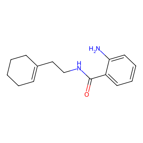 2-Amino-N-[2-(1-cyclohexen-1-YL)ethyl]benzamide structure