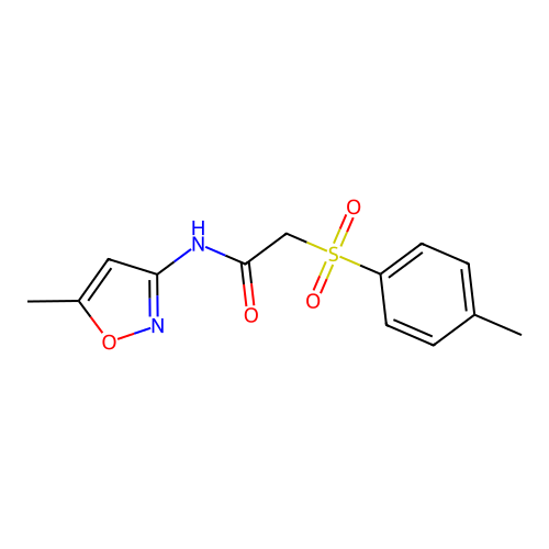 N-(5-Methyl-isoxazol-3-yl)-2-(toluene-4-sulfonyl)-acetamide structure