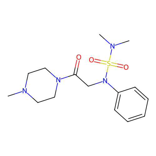 2-[N-(dimethylsulfamoyl)anilino]-1-(4-methylpiperazin-1-yl)ethanone structure