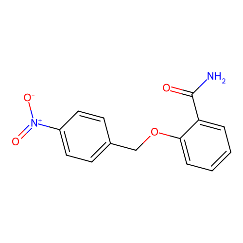 2-[(4-Nitrophenyl)methoxy]benzamide structure