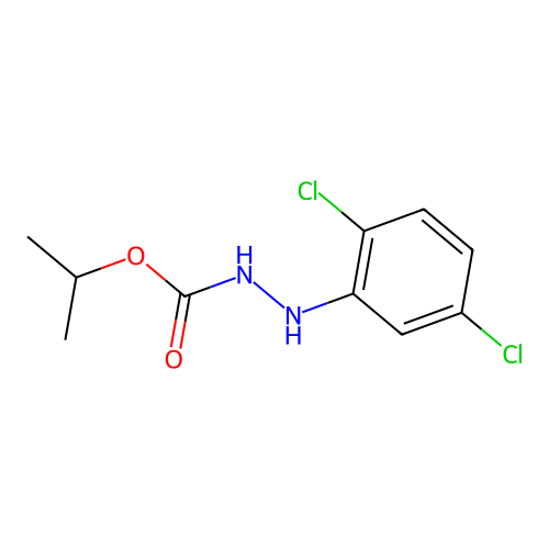 Propan-2-yl 2-(2,5-dichlorophenyl)hydrazine-1-carboxylate structure