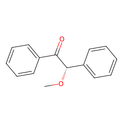 Ethanone, 2-methoxy-1,2-diphenyl-, (2S)- structure