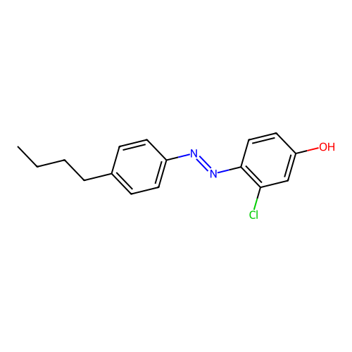 4-[(4-Butylphenyl)diazenyl]-3-chlorophenol structure