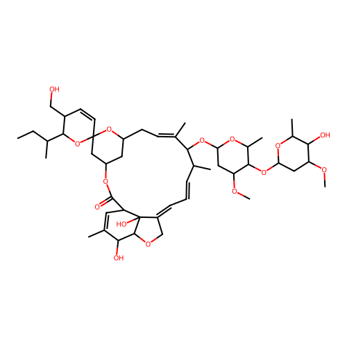 24-Hydroxymethylavermectin B1a structure