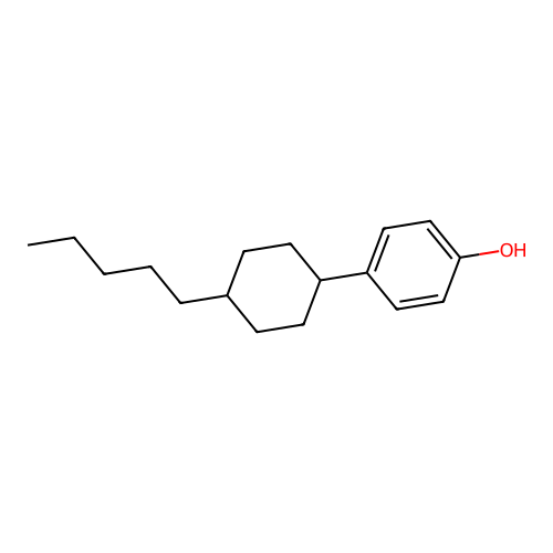 4-(4-Pentylcyclohexyl)phenol structure