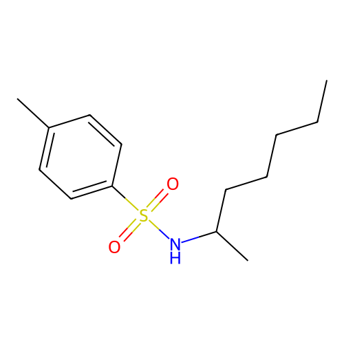 n-(Heptan-2-yl)-4-methylbenzenesulfonamide structure