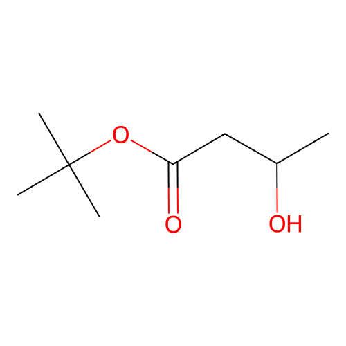 tert-Butyl 3-hydroxybutanoate structure