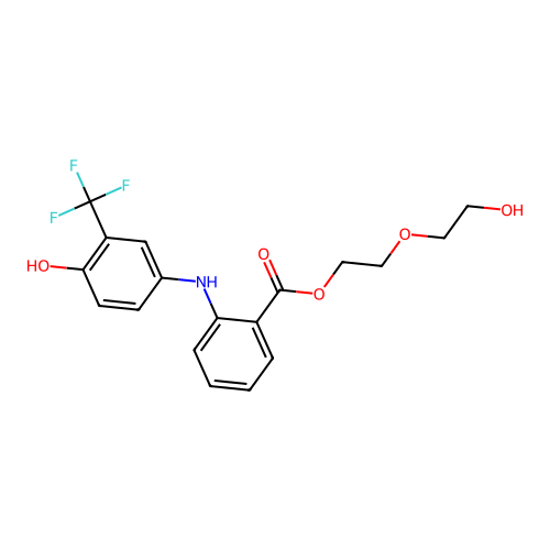 4'-Hydroxyetofenamat structure