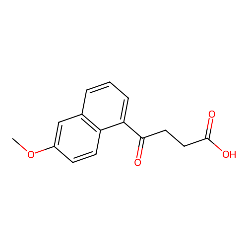 4-(6-甲氧基萘-1-基)-4-氧代丁酸 structure