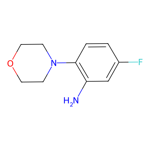 5-Fluoro-2-(morpholin-4-yl)aniline structure