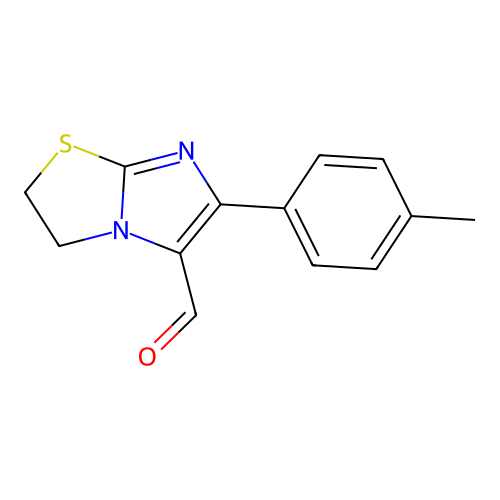 6-(4-Methylphenyl)-2,3-dihydroimidazo[2,1-b][1,3]thiazole-5-carbaldehyde structure