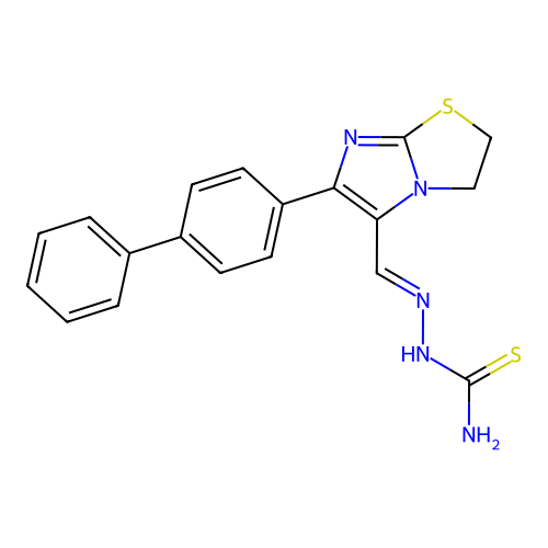 [(E)-[6-(4-phenylphenyl)-2,3-dihydroimidazo[2,1-b][1,3]thiaz structure