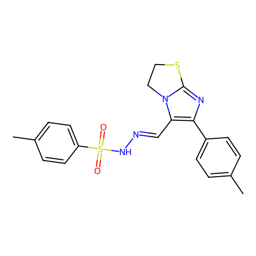 4-methyl-N-[(E)-[6-(4-methylphenyl)-2,3-dihydroimidazo[2,1-b structure