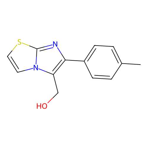 [6-(4-Methylphenyl)imidazo[2,1-b][1,3]thiazol-5-yl]methanol structure