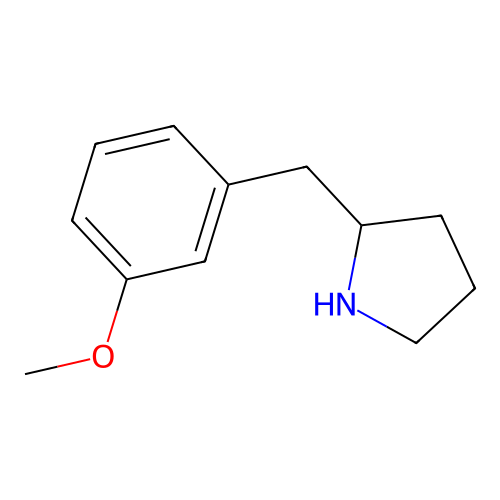 2-[(3-Methoxyphenyl)methyl]pyrrolidine structure