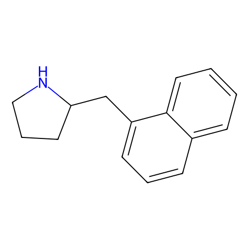 2-(Naphthalen-1-ylmethyl)pyrrolidine structure