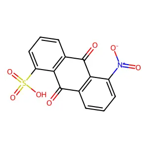 1-Nitroanthraquinone-5-sulfonic acid structure