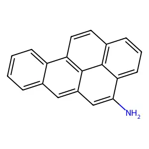4-Aminobenzo(a)pyrene structure