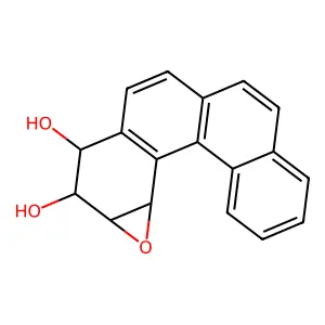 3,4-Dihydroxy-1,2-epoxybenzo(c)phenanthrene structure