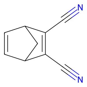 Bicyclo[2.2.1]hepta-2,5-diene-2,3-dicarbonitrile structure