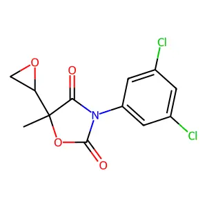 乙烯菌核利环氧化物 structure
