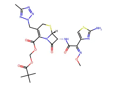 头孢特仑匹酯 structure