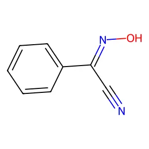 2-(羟亚氨基)-2-苯基乙腈 structure