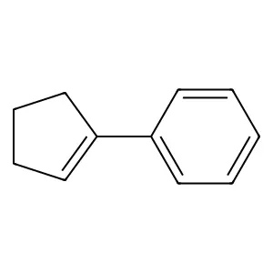 1-苯基环戊烯 structure