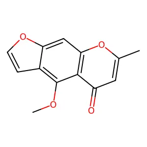 齿签芹素 structure