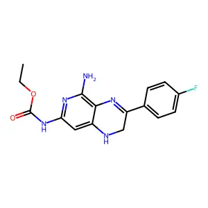 C16H16FN5O2 structure