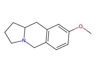 Pyrrolo(1,2-b)isoquinoline, 1,2,3,5,10,10a-hexahydro-8-methoxy- structure