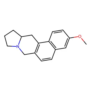 Benzo(f)pyrrolo(1,2-b)isoquinoline, 7,9,10,11,11a,12-hexahydro-3-methoxy- structure