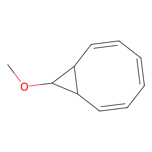 Bicyclo[6.1.0]nona-2,4,6-triene, 9-methoxy- structure