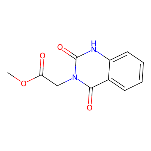 methyl (2,4-dioxo-1,4-dihydroquinazolin-3(2H)-yl)acetate structure