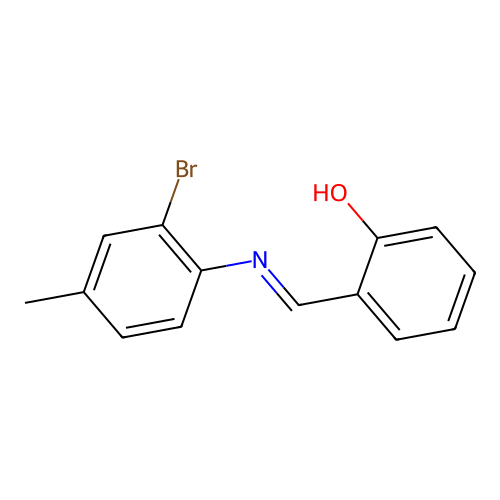 ALPHA-(2-BROMO-P-TOLYLIMINO)-O-CRESOL structure