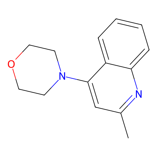 2-Methyl-4-morpholinoquinoline structure