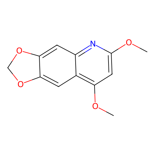 6,8-Dimethoxy-[1,3]dioxolo[4,5-g]quinoline structure