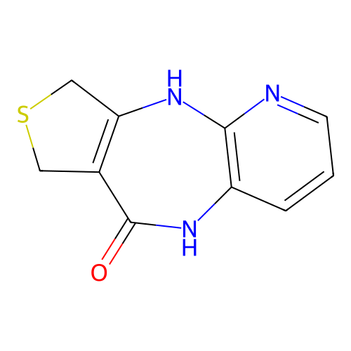 5,7,9,10-Tetrahydro-6H-pyrido(3,2-b)thieno(3,4-e)(1,4)diazepin-6-one structure