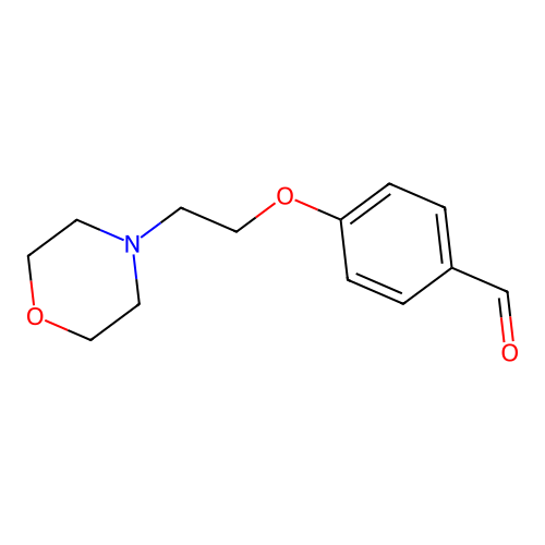 4-(2-Morpholinoethoxy)benzaldehyde structure