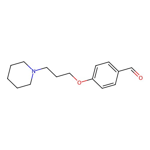 4-(3-Piperidin-1-ylpropoxy)benzaldehyde structure