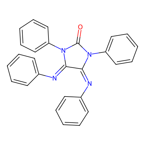 1,3-Diphenyl-4,5-bis(phenylimino)imidazolidin-2-one structure