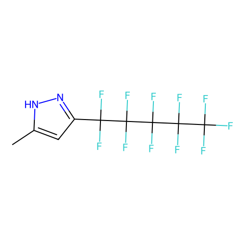 3-(Perfluoropentyl)-5-methylpyrazole structure