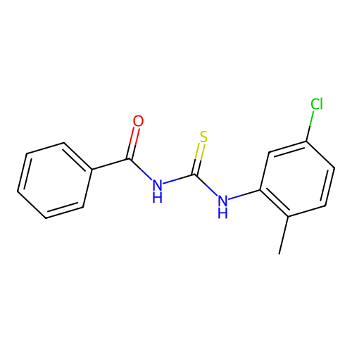 N-[(5-chloro-2-methylphenyl)carbamothioyl]benzamide structure