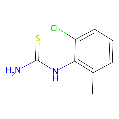 (2-Chloro-6-methyl-phenyl)thiourea structure