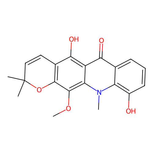 Pyranofoline structure