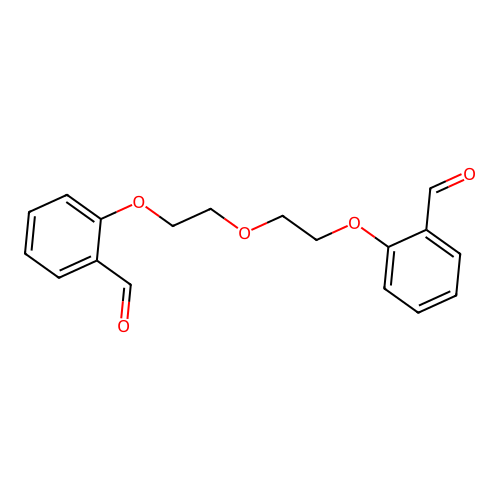 2-{2-[2-(2-Formylphenoxy)ethoxy]ethoxy}benzaldehyde structure