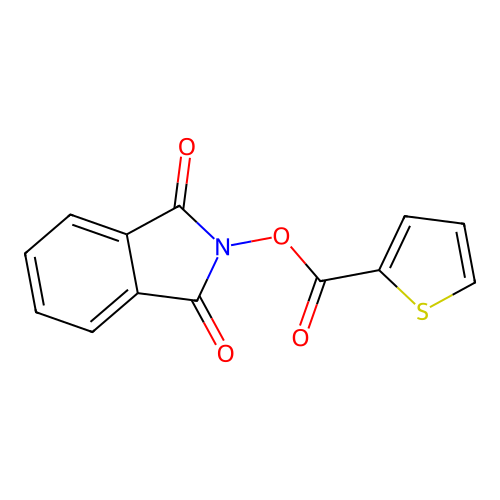 (1,3-Dioxoisoindol-2-yl) thiophene-2-carboxylate structure