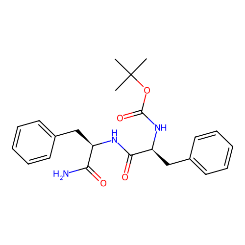 N-(tert-Butoxycarbonyl)-L-phenylalanyl-D-phenylalaninamide structure