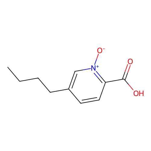 5-丁基吡啶-2-甲酸 1-氧化物 structure