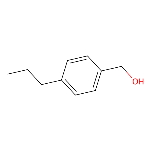 (4-Propylphenyl)methanol structure